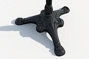 Round bistro table, a Furniture 3D Model by happy brush (Thumbnail 7 of 12)
