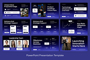 Blue Black App Launch Pitch, a Presentation Template by Sixtemp (Thumbnail 3 of 3)