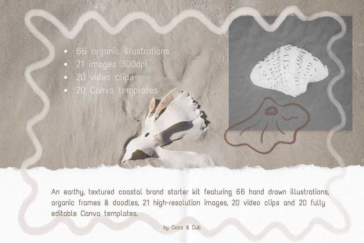 Coastal Branding Kit, an Object Graphic by Coco & Cub Studio (Photo 2 of 10)