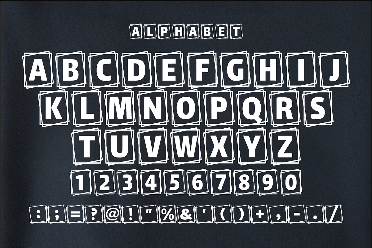 Text Frame - Playful Block Font, a Sans Serif Font by KiddoGlyphs Studio (Photo 6 of 6)