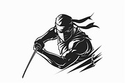 Samurai Ninja Sword Battle, an Illustration by Designs_River (Thumbnail 6 of 10)