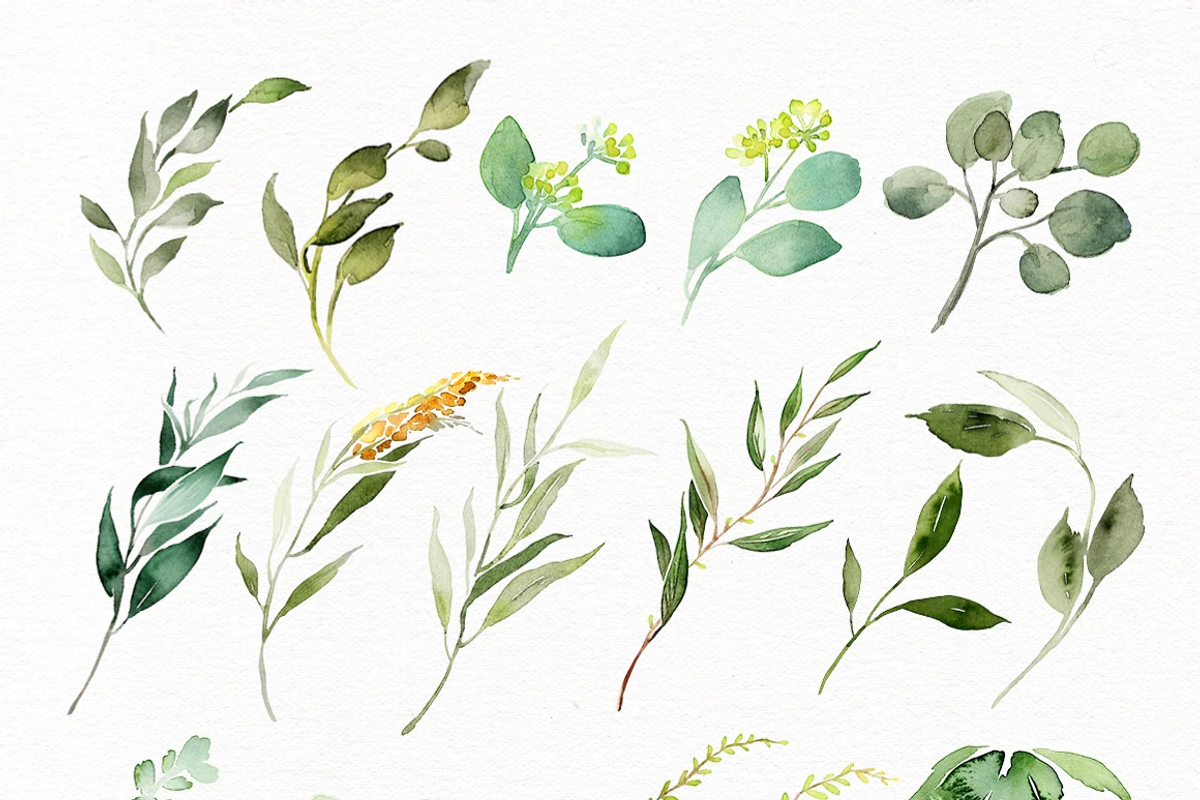 Italian Summer Watercolor Bundle, an Illustration by Karma (Photo 10 of 37)