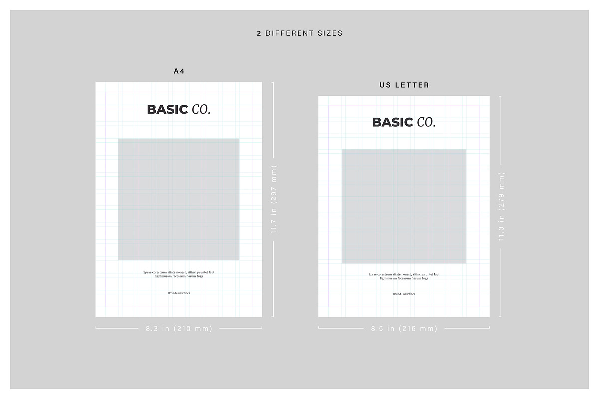 BASIC Brand Book Guidelines, a Magazine Template by Arif Tri Ananta