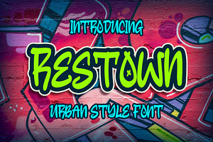 Restown - Urban Style Font