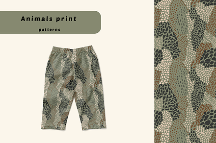 Animals print, a Pattern Graphic by AnnaEshka