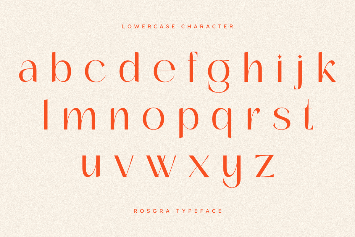 Rosgra | Modern Sans Display Font, a Sans Serif Font by Masyafi Studio (Photo 11 of 12)