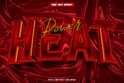 Heat 3D editable text effect, a Layer Style Add-On by Hello Muh (Thumbnail 1 of 2)
