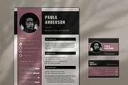 Resume Template / Cv Template, a Resume Template by Symie Design (Thumbnail 1 of 9)