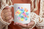 Watercolor Soap Bubbles Clipart, a Decorative Illustration by designcity5 (Thumbnail 5 of 5)