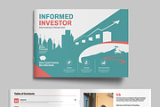 Corporate Investor Brochure Template, a Brochure Template by MightyDesign (Thumbnail 2 of 9)