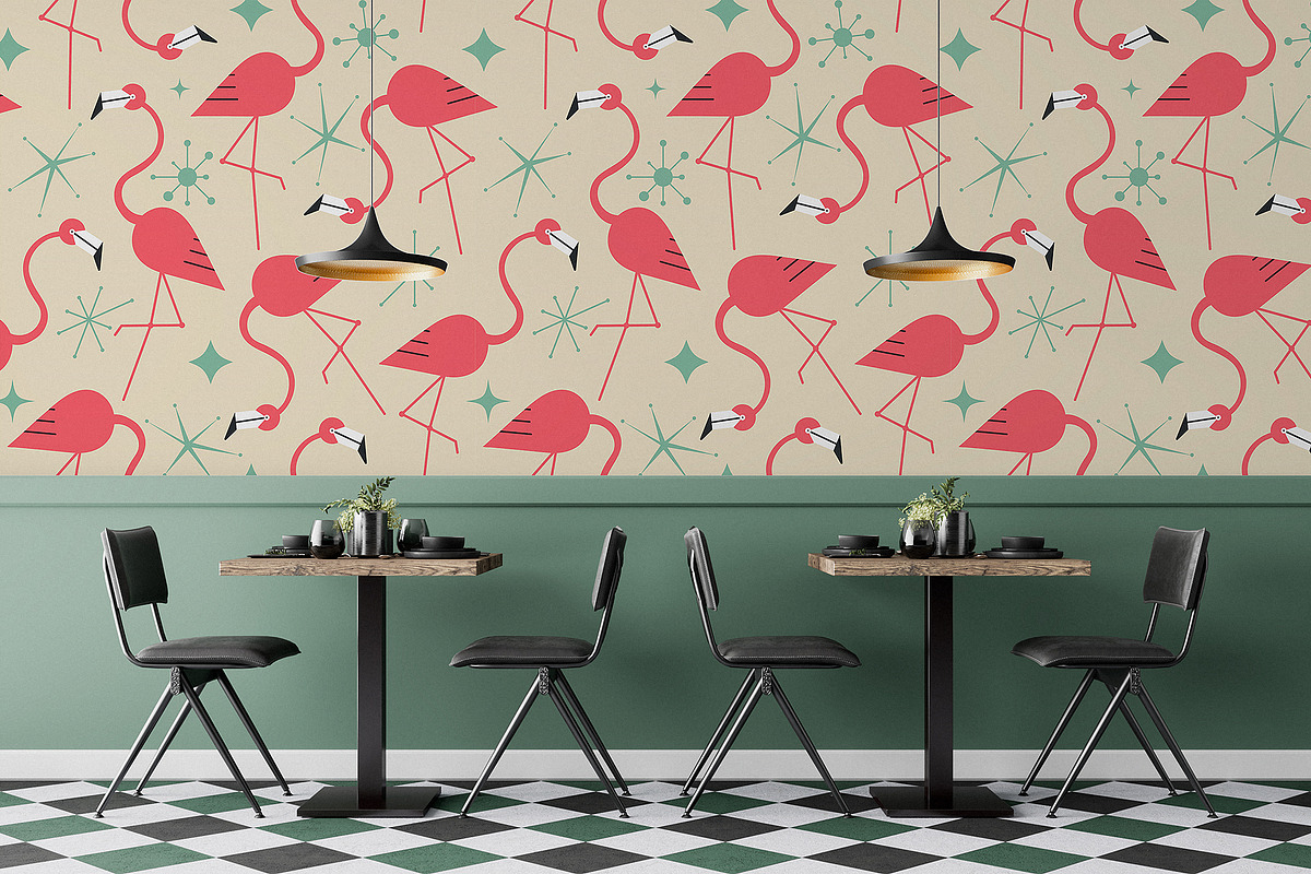 Atomic Mid-Century Vintage Patterns, a Pattern Graphic by Kokoshka (Photo 3 of 6)