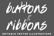 Vector Buttons and Ribbons, a Templates & Theme by Rainy City Press (Thumbnail 1 of 3)
