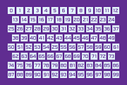 Numbers Style One Fonts, a Symbol Font by GG Design (Thumbnail 5 of 7)