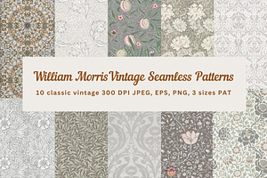 William Morris Seamless Pattern 3