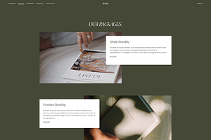 Rome Squarespace Template