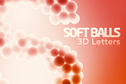 Soft Ball PSD Letters, an Object Graphic by GK Creative (Thumbnail 1 of 8)