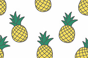Pineapple fruit seamless pattern, a Pattern Graphic by Viktorijareut (Thumbnail 1 of 5)