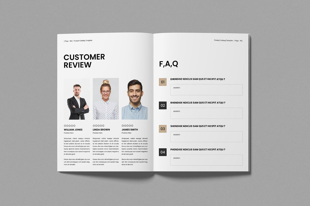 Product Catalog Template, a Brochure Template by Work-Envance (Photo 6 of 7)