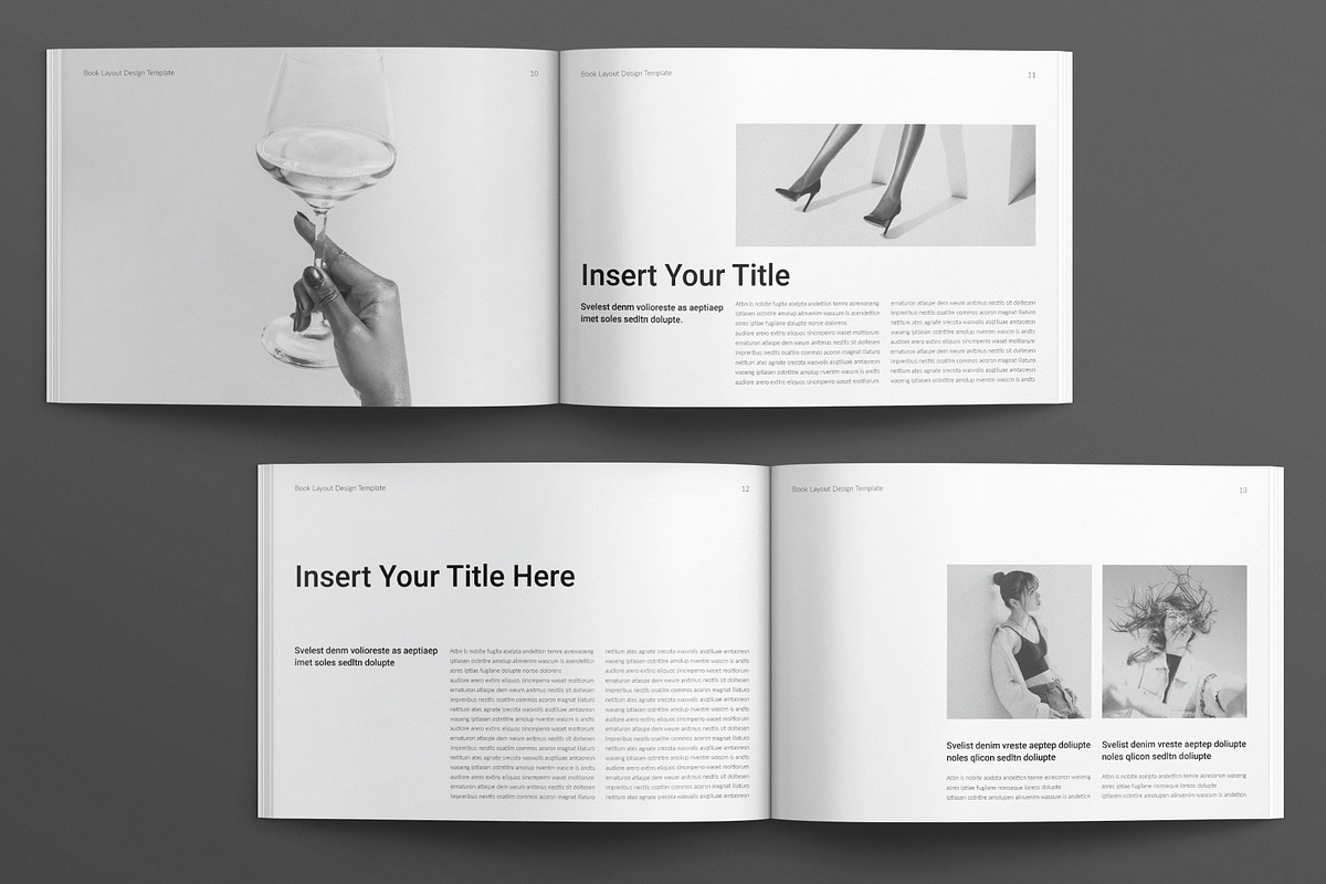 Digital Book Layout Design Template, a Magazine Template by E-Type (Photo 5 of 7)