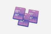 Gift Card Mockup, a Product Mockup by bimockup (Thumbnail 3 of 6)