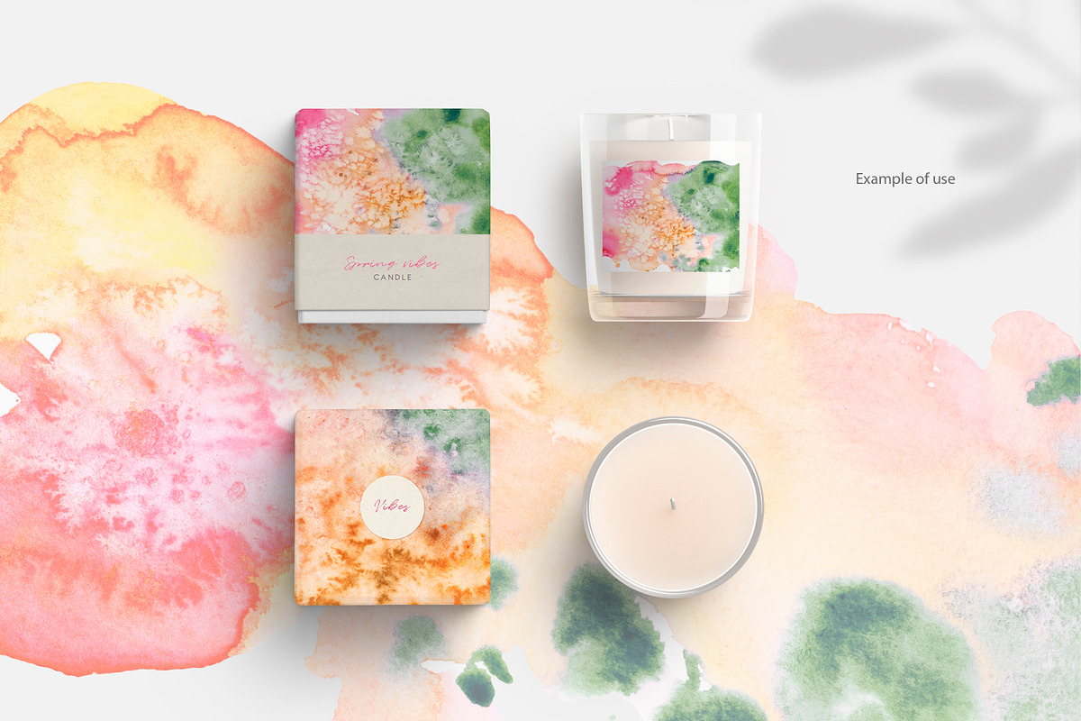 Spring blooming abstract watercolor, an Object Graphic by Volha Studio (Photo 4 of 11)