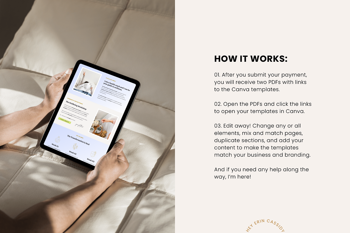 4-in-1 Wellbeing Bundle for Canva, a Templates & Theme by Erin Cassidy (Photo 29 of 29)