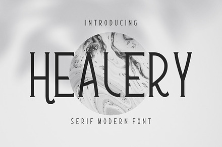 Healery Serif Modern Font, a Serif Font by Typegoals Studio