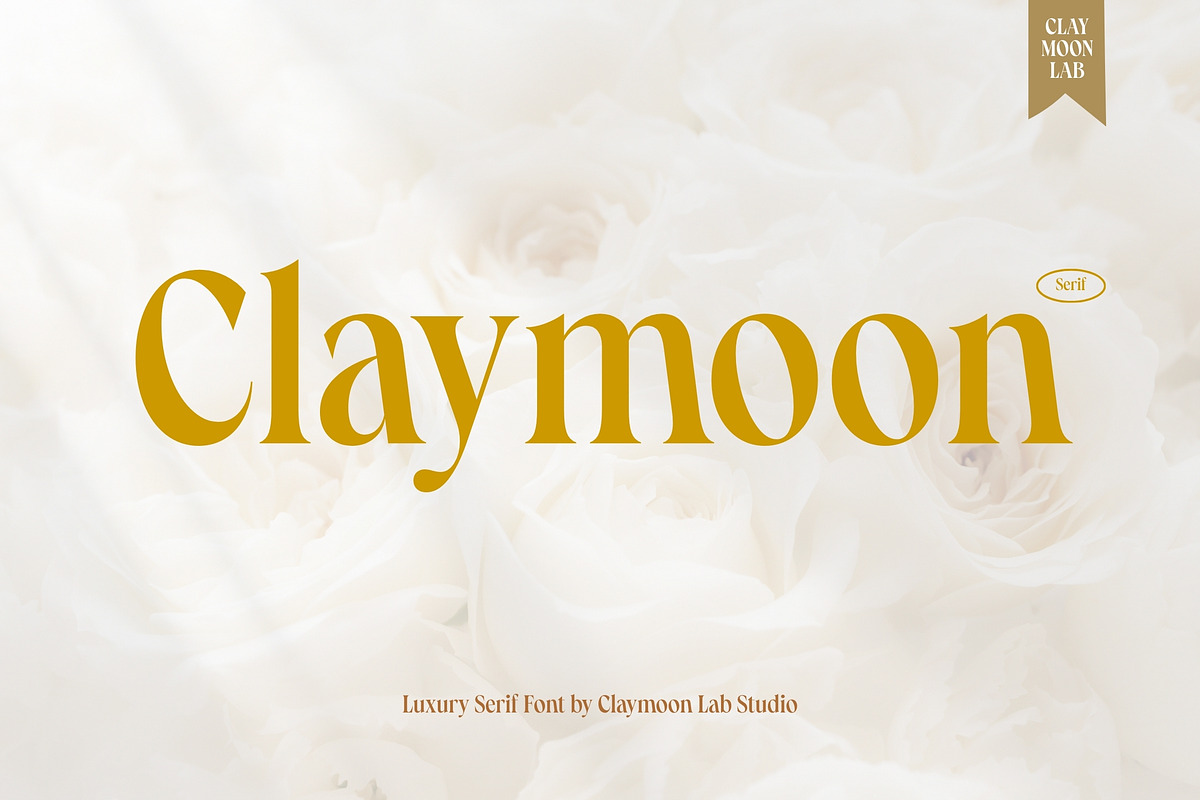 Claymoon Serif — Luxury Elegant Font, a Serif Font by Claymoon Lab (Photo 1 of 10)
