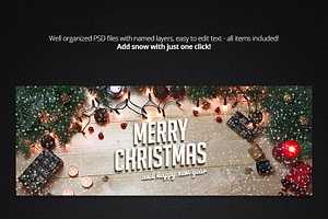 Christmas Facebook Cover Profile