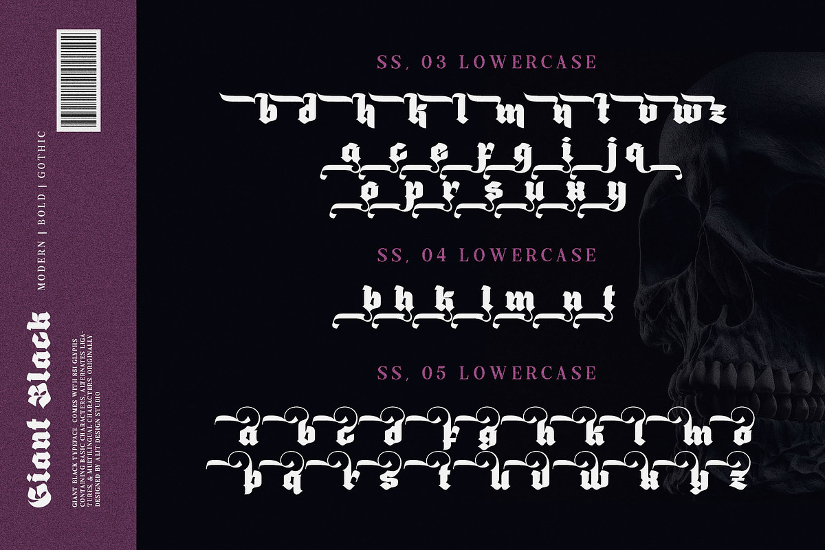 Giant Black Typeface, a Blackletter Font by alit design (Photo 16 of 20)