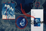Red Embroidery&Cyanotype Collection, an Object Graphic by Hello Muse (Thumbnail 4 of 13)