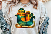 Christmas Santa Claus Sleigh PNG, an Illustration by Sublimation Artist (Thumbnail 3 of 9)