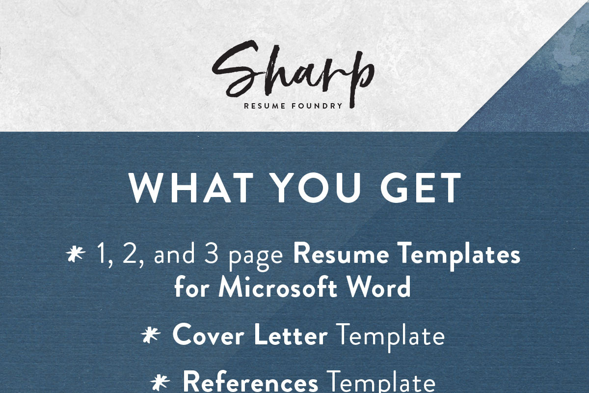 Modern Resume Template Word, a Resume Template by SharpResumeFoundry (Photo 7 of 8)