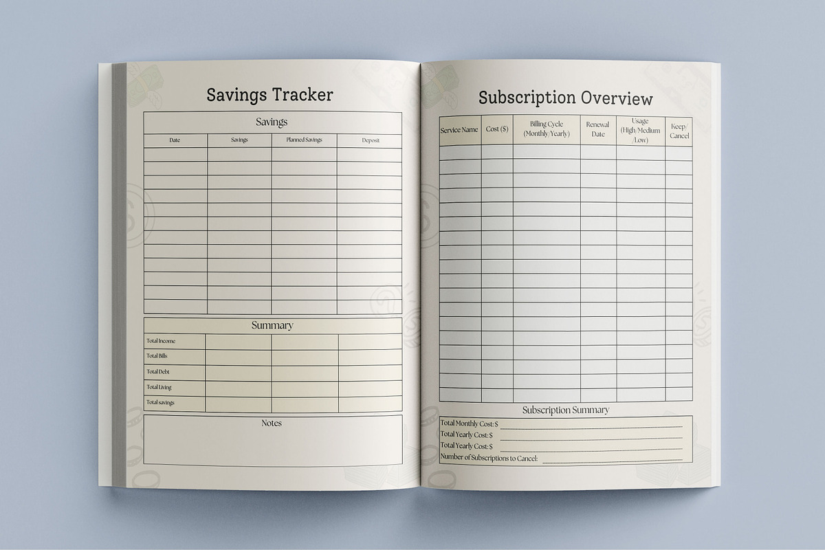 2025 Budget Planner, a Print Template by Book2bees (Photo 4 of 4)