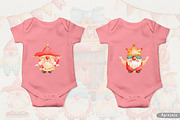 Watercolor Circus Gnome Clipart, an Animal Illustration by Apixsala (Thumbnail 10 of 12)