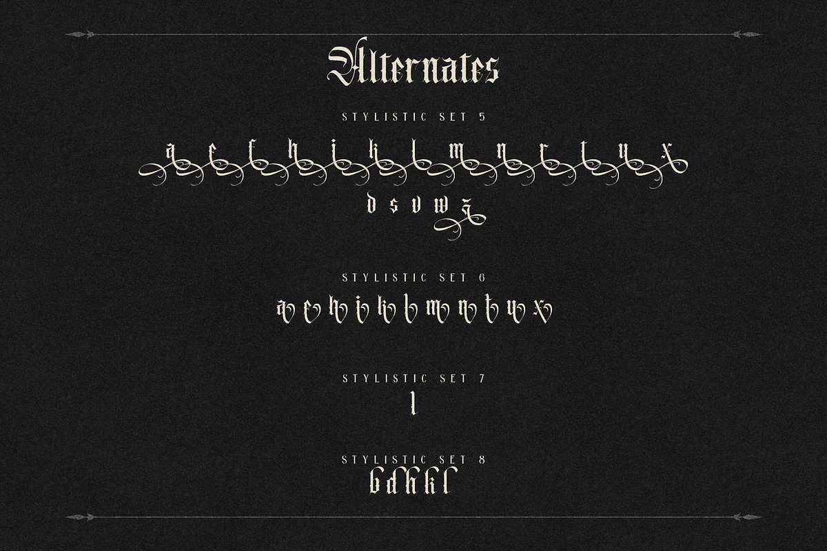 Belong Faith Typeface, a Blackletter Font by alit design (Photo 7 of 15)