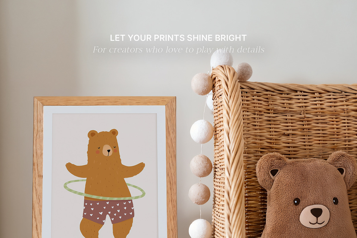 'Le Petit Charme' Kids Frames Mockup, a Household Mockup by Muse Mockups (Photo 6 of 18)