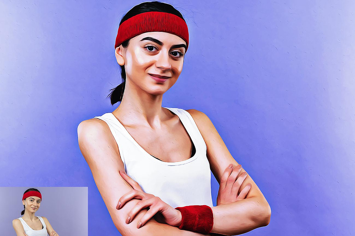 Oil Paint Realistic Portrait, an Action Add-On by Studio Retouch (Photo 15 of 16)