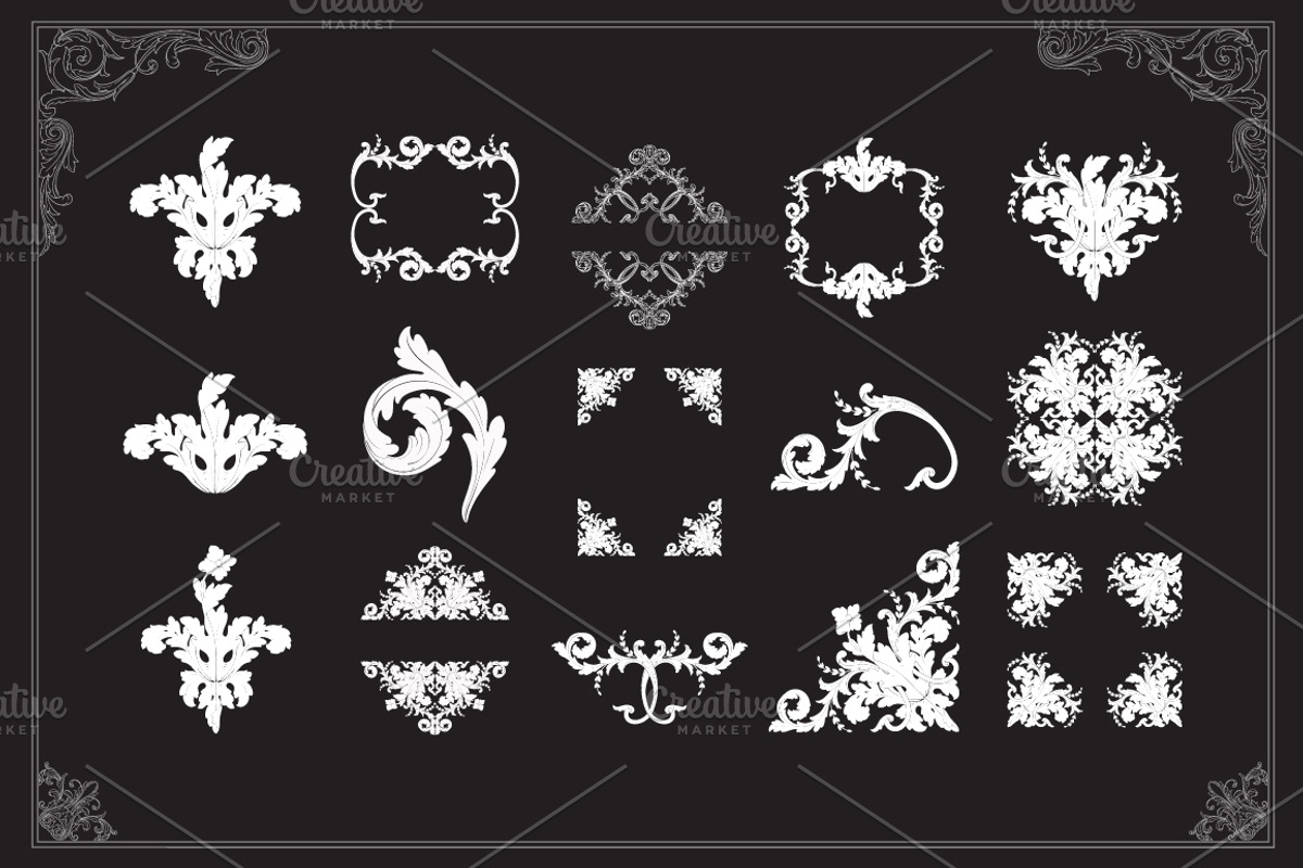 Ornament elements for decorate, a Decorative Illustration by Samira (Photo 16 of 16)