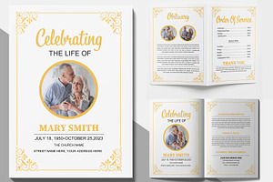 Creative Funeral Design Template, an Invitation Template by MightyDesign