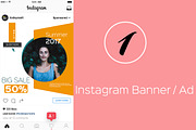 Instagram Banner/Ad, a Templates & Theme by Minimalist Studio (Thumbnail 2 of 4)