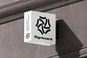 Signboard Square Mock-up, an Advertising Mockup by zippypixelstudio (Thumbnail 2 of 15)