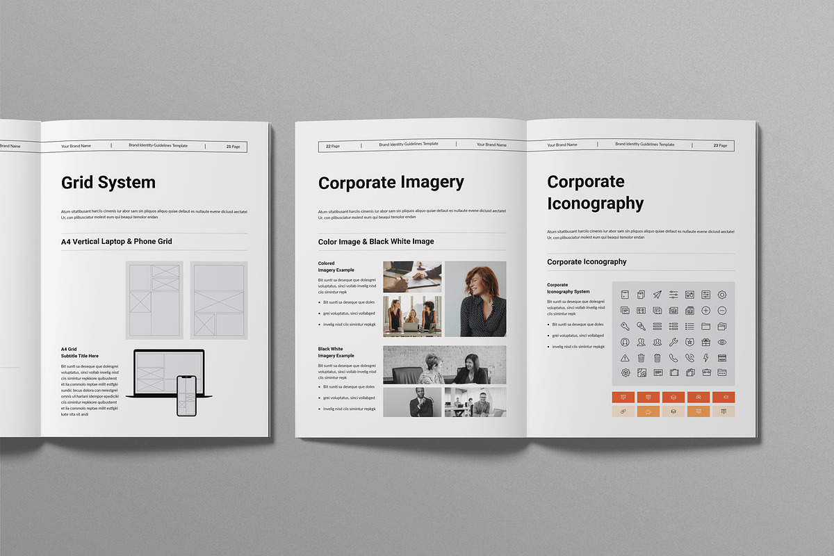 Brand Identity Guidelines Template preview 7