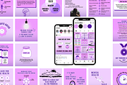 Mental Health Instagram Templates, a Social Media Template by Your Social Bae (Thumbnail 2 of 6)