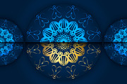 Mandala Circular Pattern Vector Pack, a Background Graphic by NJ Himel (Thumbnail 85 of 95)
