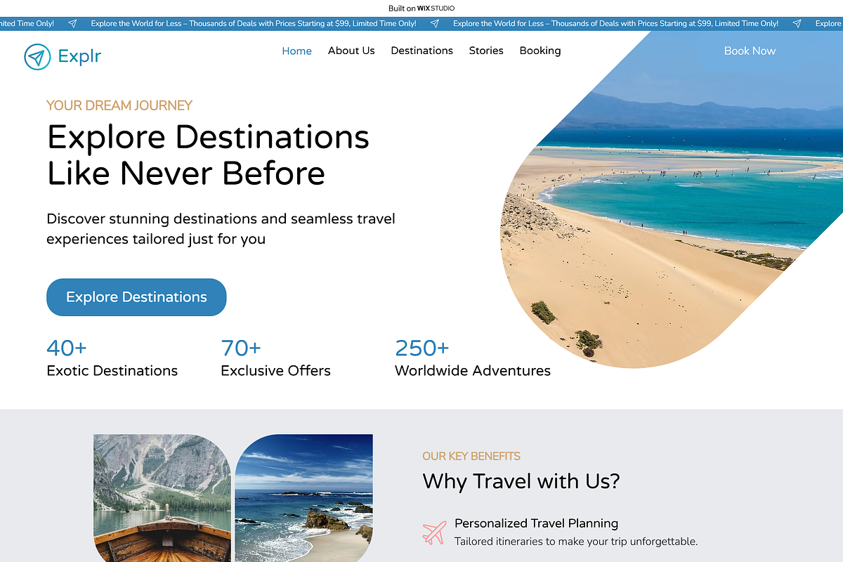 Travel - Wix Studio Website Template, a Wix Template by Kitteeh (Photo 10 of 10)