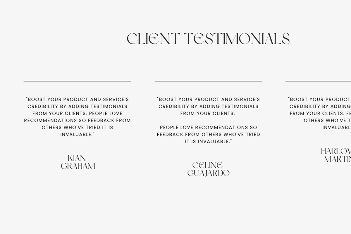 Canva Website Template - Tressande, a Landing Page Template by nofusshere (Photo 7 of 9)