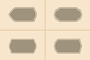 50 Vintage Label Shape Collection, a Decorative Illustration by Photoshop Action (Thumbnail 8 of 15)