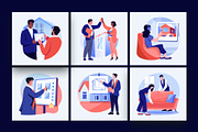 Real Estate Sale Illustration Set, a Finance Illustration by Brickclay (Thumbnail 6 of 9)