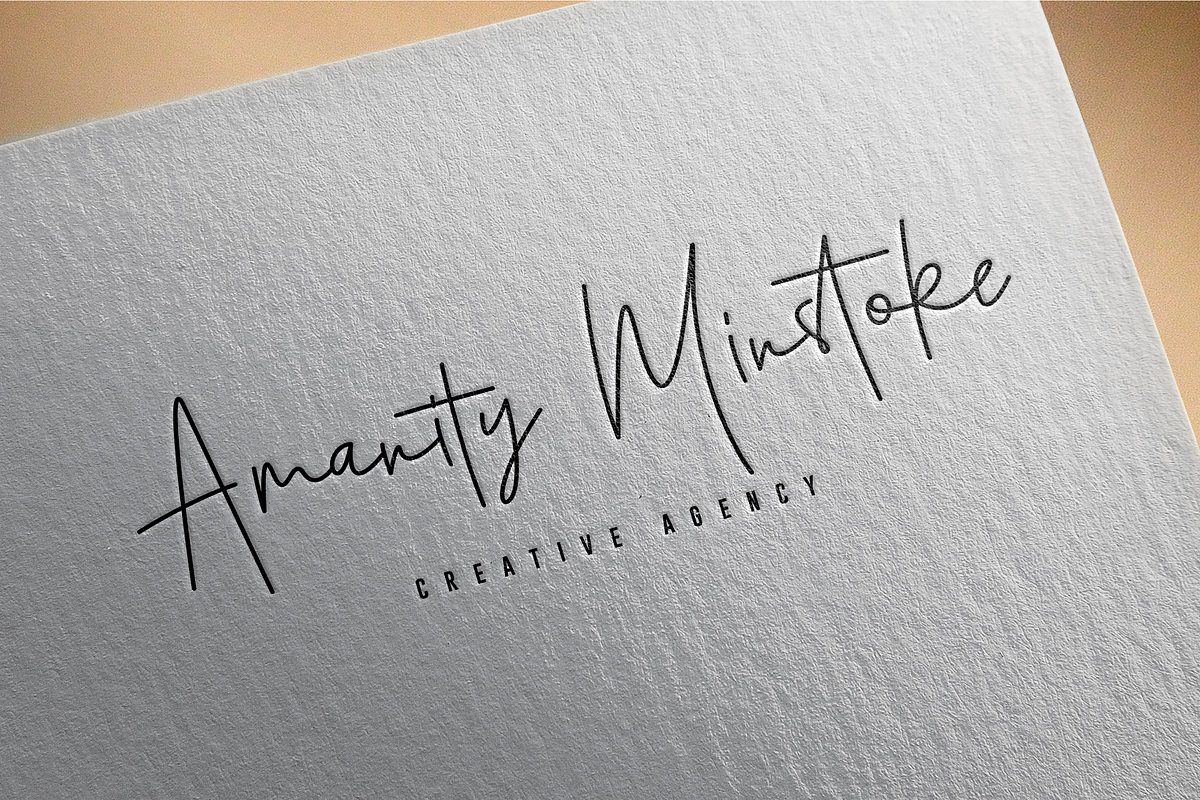 Santiago Pro - Signature / Free Logo, a Script Font by Dierstudio (Photo 11 of 18)
